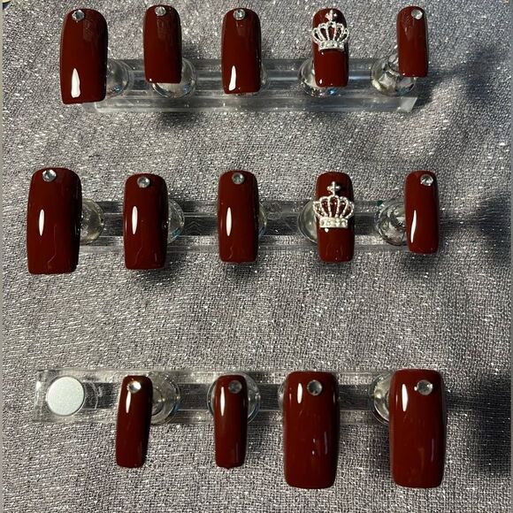 Silver Crown gel pressons - Picture 5 of 8